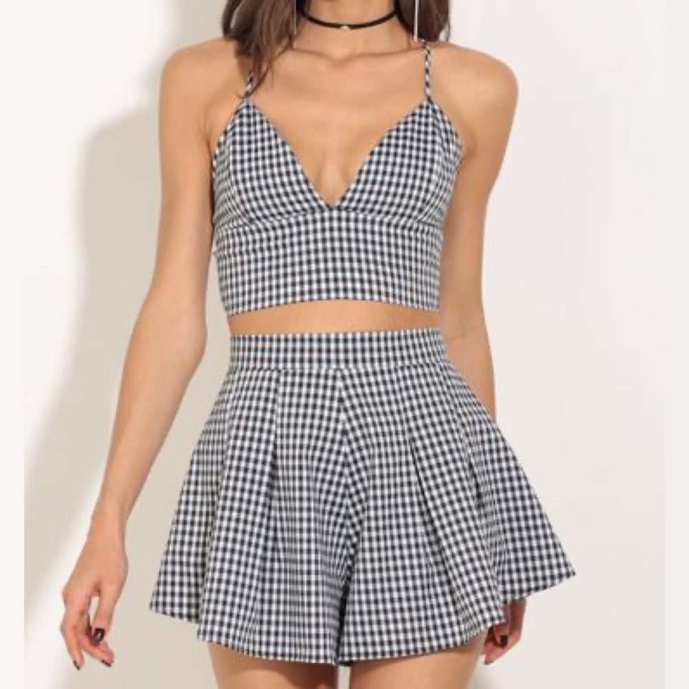 Picnic Pretty Two Piece Checkered Set